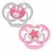 Dr Brown's Advantage Pacifier Glow in the Dark - Stage 2 Pink 6-18M 2PK
